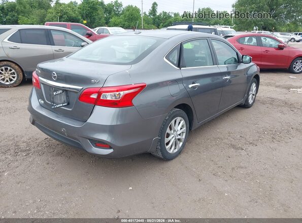 3N1AB7AP1KY294491 2019 NISSAN SENTRA Gray Trasero derecho