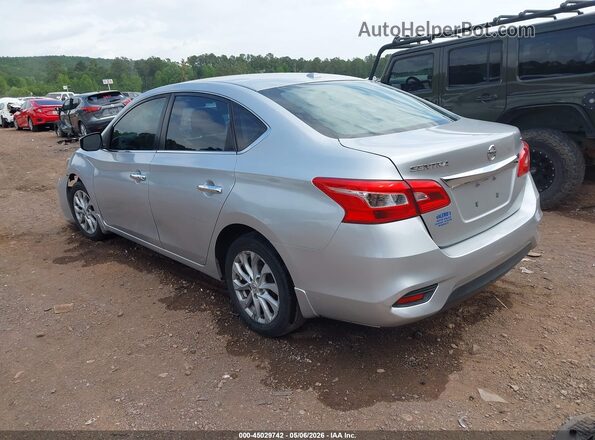 3N1AB7AP1KY418047 2019 NISSAN SENTRA Silver Rear left