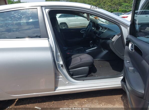 3N1AB7AP1KY418047 2019 NISSAN SENTRA Silver Front interior view