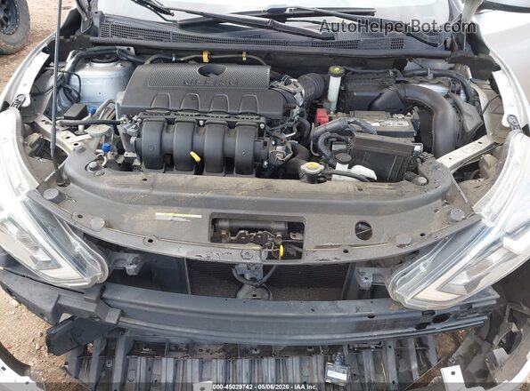 3N1AB7AP1KY418047 2019 NISSAN SENTRA Silver Rear view