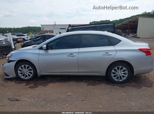 3N1AB7AP1KY418047 2019 NISSAN SENTRA Silver 