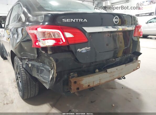 3N1AB7AP2GL641430 2016 NISSAN SENTRA Black Widok z przodu