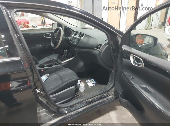 3N1AB7AP2GL641430 2016 NISSAN SENTRA Black Widok wnętrza z przodu