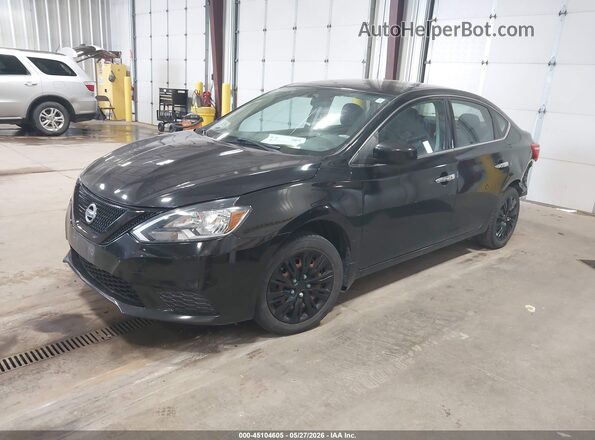 3N1AB7AP2GL641430 2016 NISSAN SENTRA Black Przód lewy
