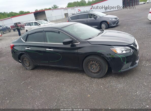 3N1AB7AP2GL649432 2016 NISSAN SENTRA Black Rear interior view