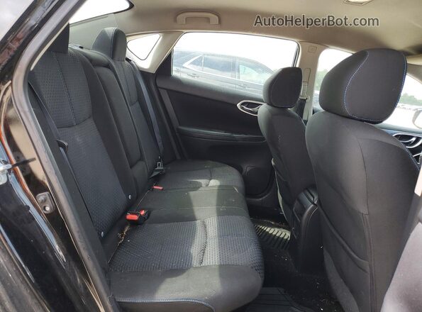 3N1AB7AP2GY263564 2016 NISSAN SENTRA Black უკანა სავარძლების ხედი