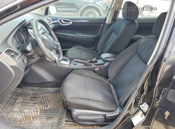 3N1AB7AP2GY263564 2016 NISSAN SENTRA Black წინა სალონის ხედი