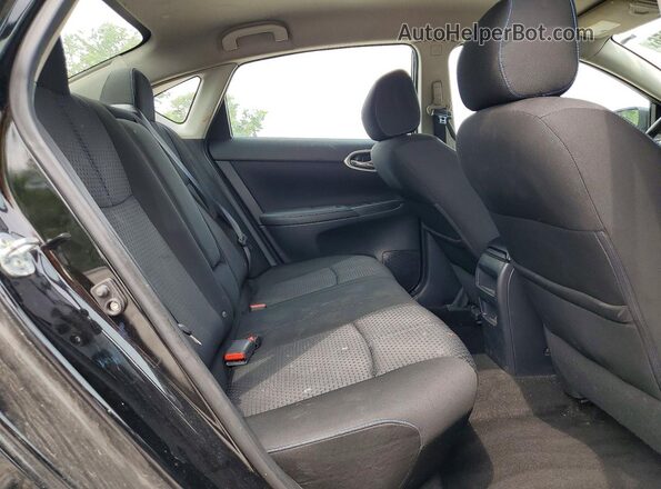 3N1AB7AP2GY296936 2016 NISSAN SENTRA Black Вид задніх сидінь