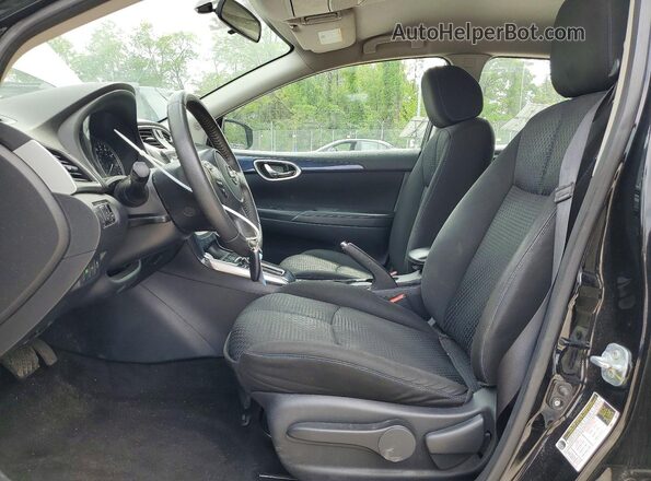 3N1AB7AP2GY296936 2016 NISSAN SENTRA Black Вид салону спереду