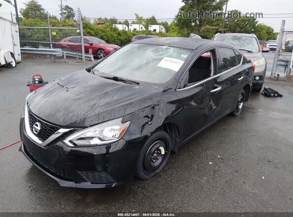 3N1AB7AP2GY316358 2016 NISSAN SENTRA Black Przód lewy