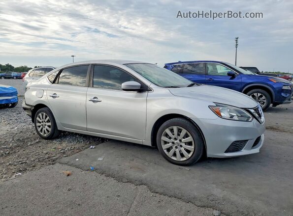 3N1AB7AP2HL670055 2017 NISSAN SENTRA Silver Передня права чверть