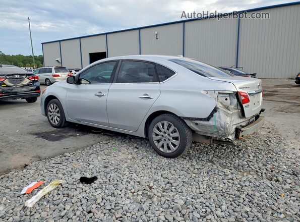3N1AB7AP2HL670055 2017 NISSAN SENTRA Silver Задня ліва чверть