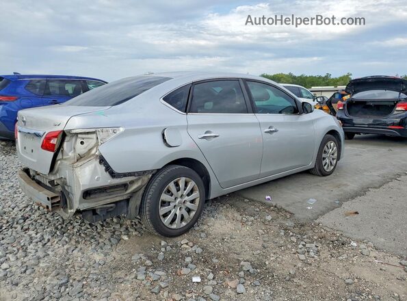 3N1AB7AP2HL670055 2017 NISSAN SENTRA Silver Задня права чверть