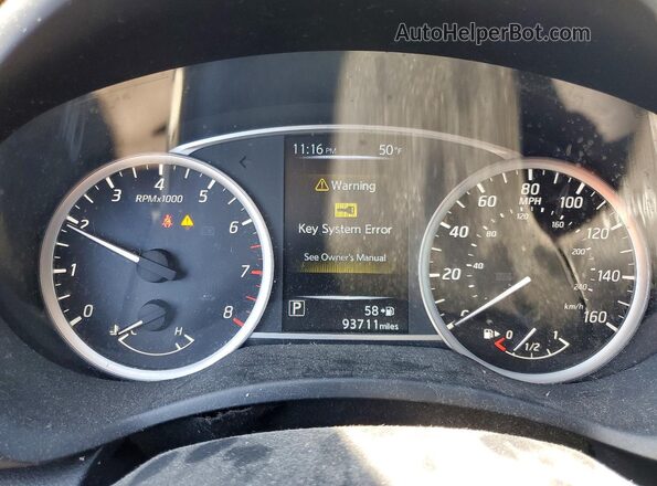 3N1AB7AP2HL718458 2017 NISSAN SENTRA Silver ხელსაწყოთა პანელის ხედი