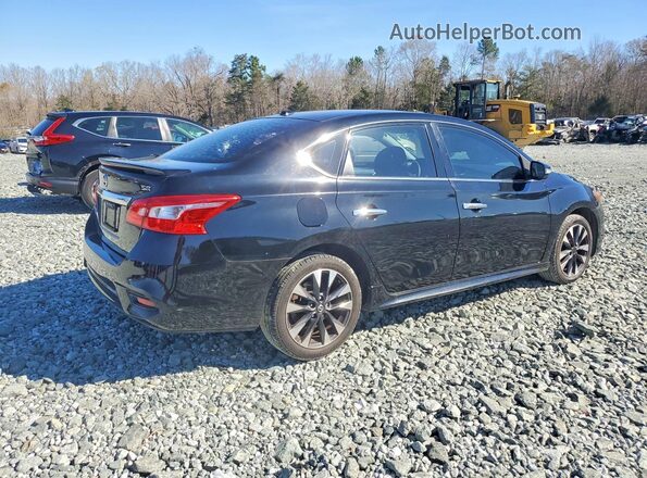 3N1AB7AP2HY263176 2017 NISSAN SENTRA Black Задня права чверть