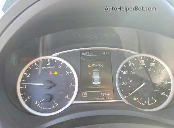 3N1AB7AP2HY263176 2017 NISSAN SENTRA Black Вид щитка приладів