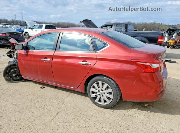 3N1AB7AP2HY271455 2017 NISSAN SENTRA Maroon Հետևի ձախ