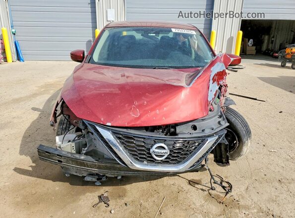 3N1AB7AP2HY271455 2017 NISSAN SENTRA Maroon Դիմացի տեսք