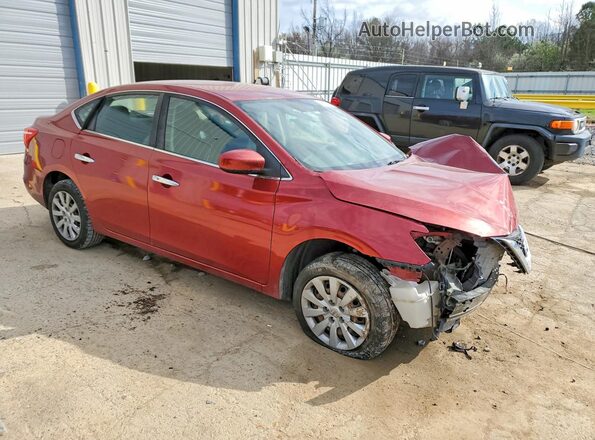 3N1AB7AP2HY271455 2017 NISSAN SENTRA Maroon Առջևի աջ