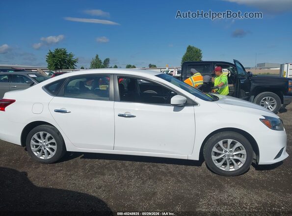 3N1AB7AP2JL629351 2018 NISSAN SENTRA White Vista interior trasera