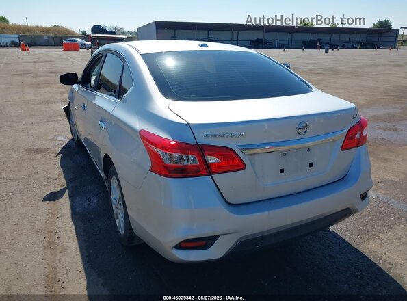 3N1AB7AP2JL640124 2018 NISSAN SENTRA Silver უკანა მარცხენა