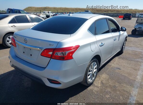 3N1AB7AP2JL640124 2018 NISSAN SENTRA Silver უკანა მარჯვენა
