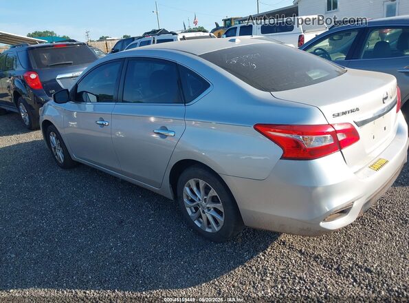 3N1AB7AP2JY251387 2018 NISSAN SENTRA Серебряный Задняя левая четверть