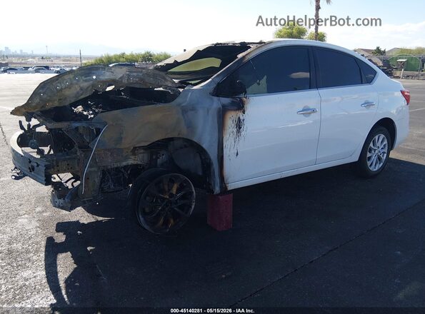 3N1AB7AP2JY288049 2018 NISSAN SENTRA White Przód lewy
