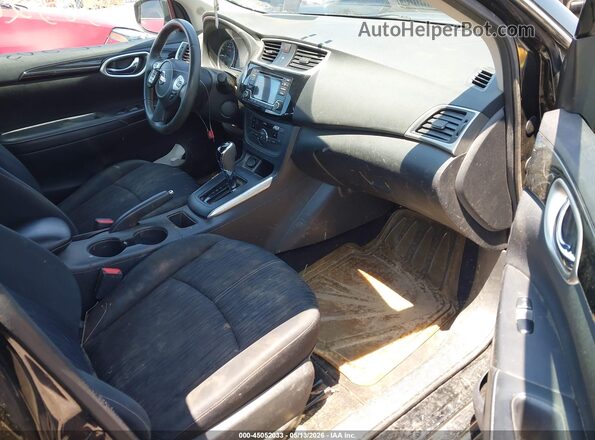 3N1AB7AP2JY342630 2018 NISSAN SENTRA Black Вид салону спереду