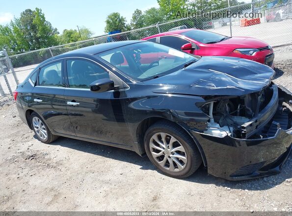 3N1AB7AP2JY342630 2018 NISSAN SENTRA Black Вид задньої частини салону