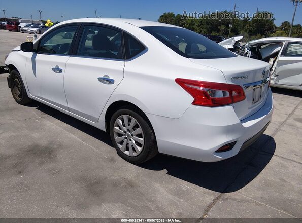 3N1AB7AP2KY240567 2019 NISSAN SENTRA White Tył lewy