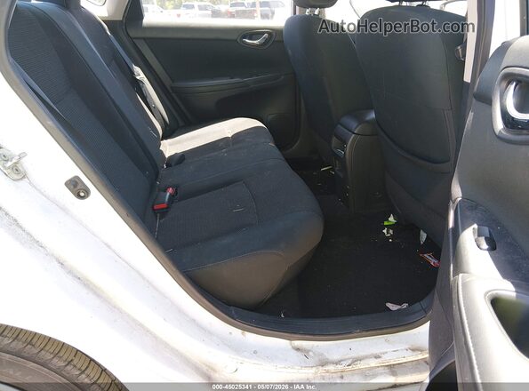 3N1AB7AP2KY240567 2019 NISSAN SENTRA White Widok naklejki z numerem VIN
