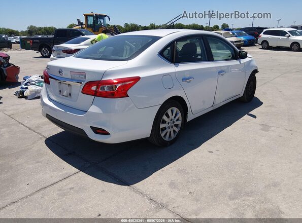 3N1AB7AP2KY240567 2019 NISSAN SENTRA White Tył prawy