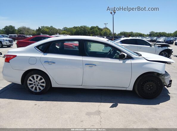 3N1AB7AP2KY240567 2019 NISSAN SENTRA White Widok wnętrza 360 stopni