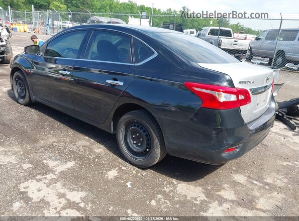 3N1AB7AP2KY341768 2019 NISSAN SENTRA Black უკანა მარცხენა