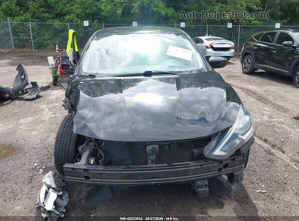 3N1AB7AP2KY341768 2019 NISSAN SENTRA Black ხელსაწყოთა პანელის ხედი
