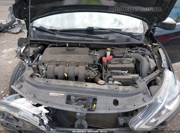 3N1AB7AP2KY341768 2019 NISSAN SENTRA Black უკანა ხედი
