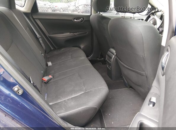 3N1AB7AP2KY353158 2019 NISSAN SENTRA Blue VIN კოდის სტიკერის ხედი