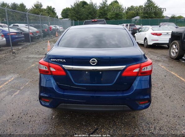 3N1AB7AP2KY353158 2019 NISSAN SENTRA Blue 