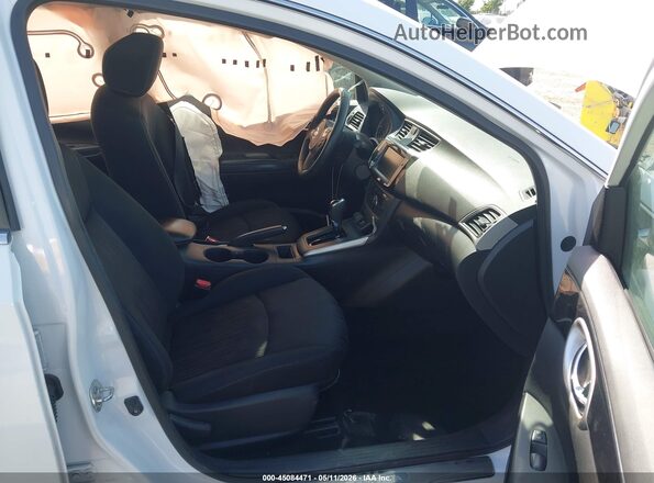 3N1AB7AP2KY403573 2019 NISSAN SENTRA White Սալոնի դիմացի տեսք