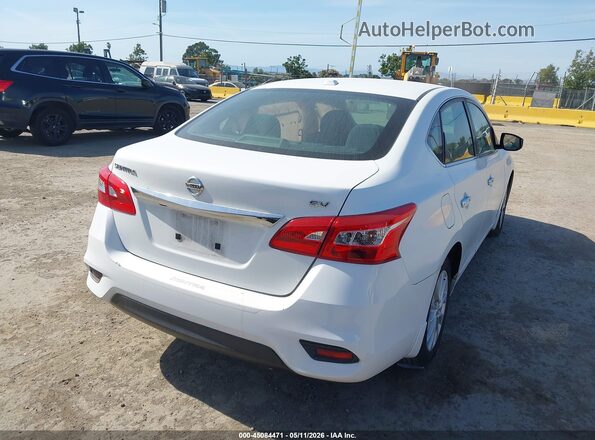 3N1AB7AP2KY403573 2019 NISSAN SENTRA White Հետևի աջ