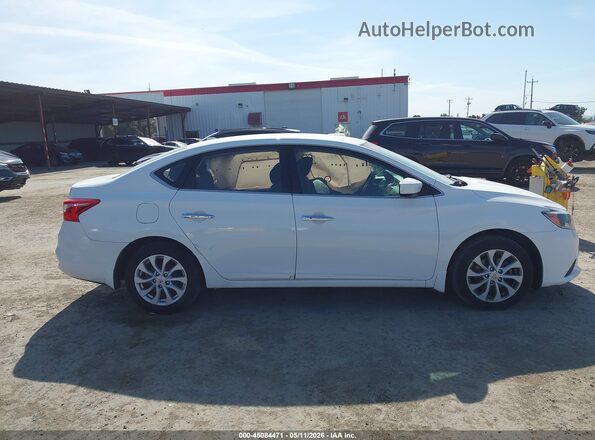 3N1AB7AP2KY403573 2019 NISSAN SENTRA White Սալոնի հետևի տեսք