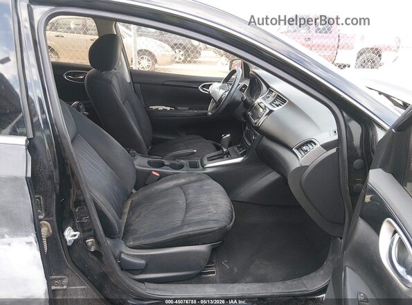 3N1AB7AP3GL665929 2016 NISSAN SENTRA Black Front interior view