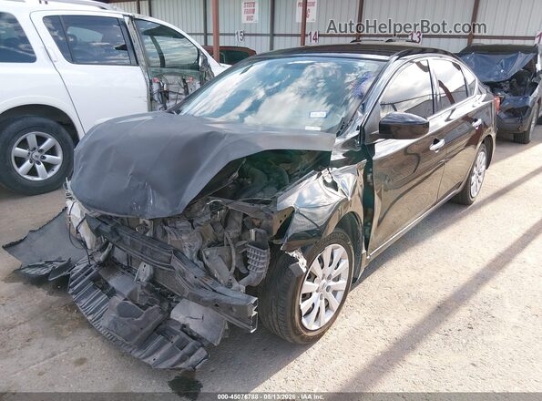 3N1AB7AP3GL665929 2016 NISSAN SENTRA Black Front left