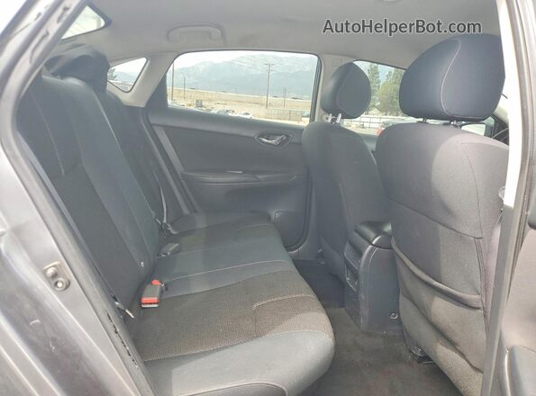 3N1AB7AP3GL680527 2016 NISSAN SENTRA Charcoal Rear seats view
