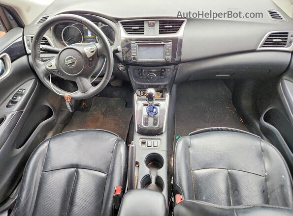 3N1AB7AP3GY227589 2016 NISSAN SENTRA Blue Dashboard view