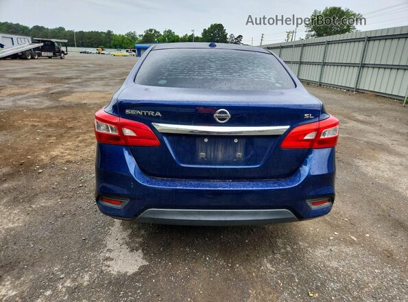 3N1AB7AP3GY227589 2016 NISSAN SENTRA Blue Rear view