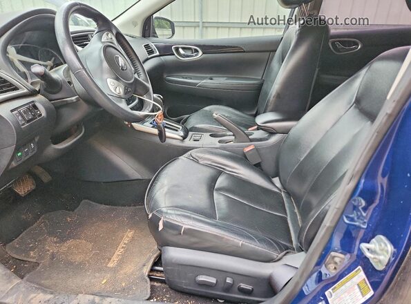 3N1AB7AP3GY227589 2016 NISSAN SENTRA Blue Front interior view