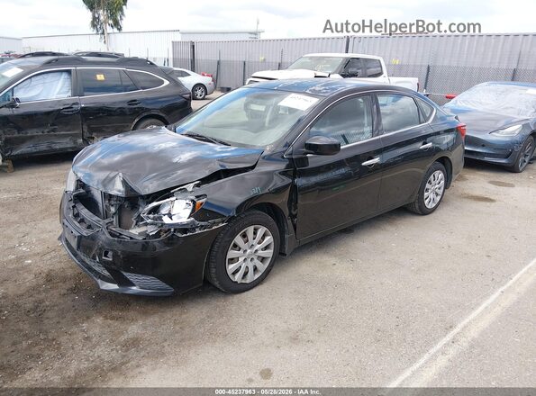 3N1AB7AP3GY260477 2016 NISSAN SENTRA Black Передня ліва чверть