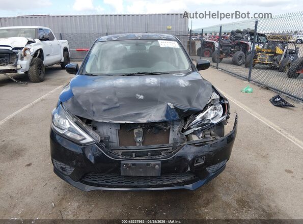 3N1AB7AP3GY260477 2016 NISSAN SENTRA Black Вид задньої частини салону